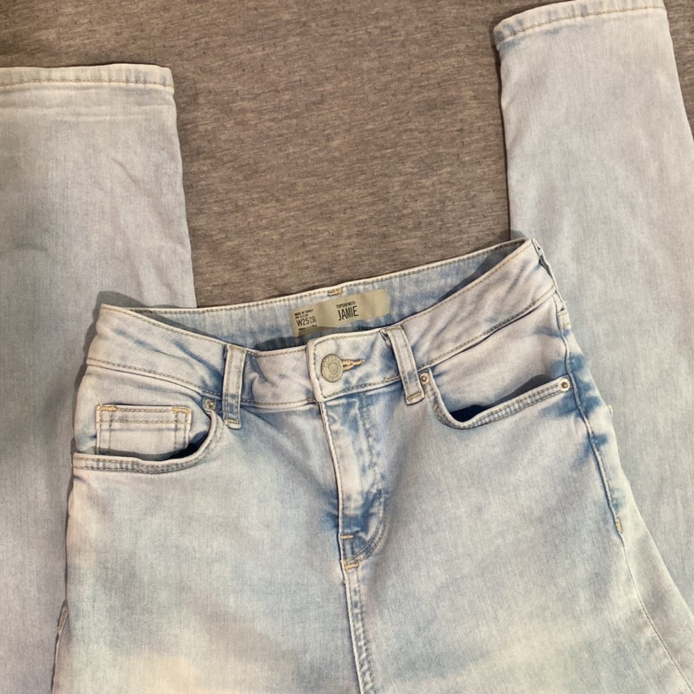 Top shop Moto Jeans Jamie, high waist skinny size 25 - Picture 2 of 4